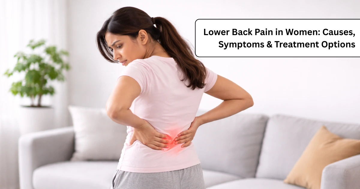 Lower Back Pain in Women: Causes, Symptoms & Treatment Options