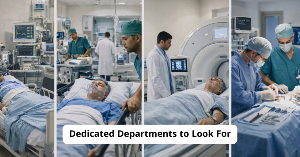 Dedicated departments to look for