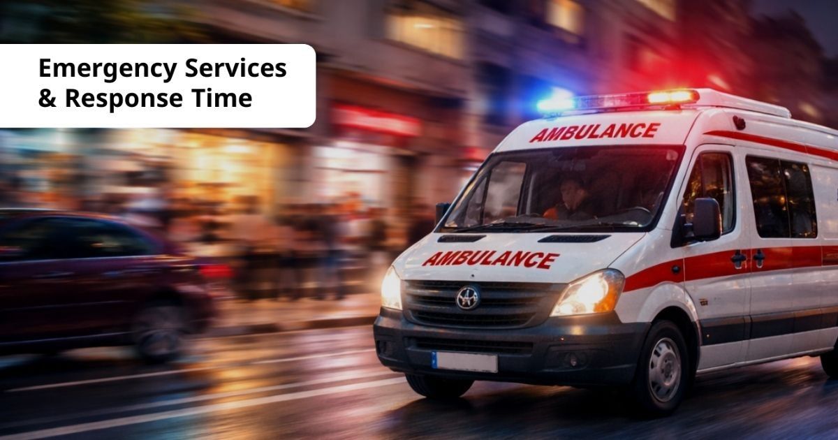Emergency services and response time