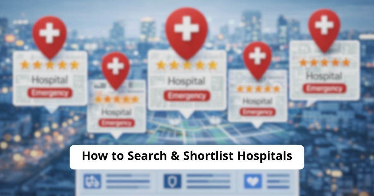 How to search and shortlist hospitals