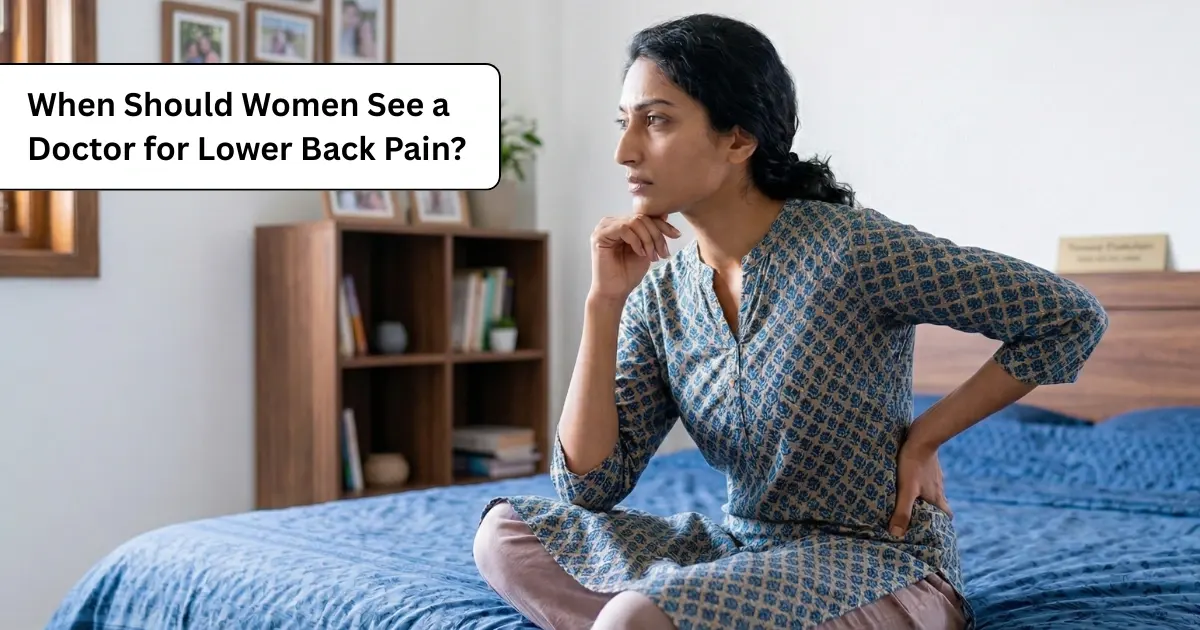 When Should Women See a Doctor for Lower Back Pain
