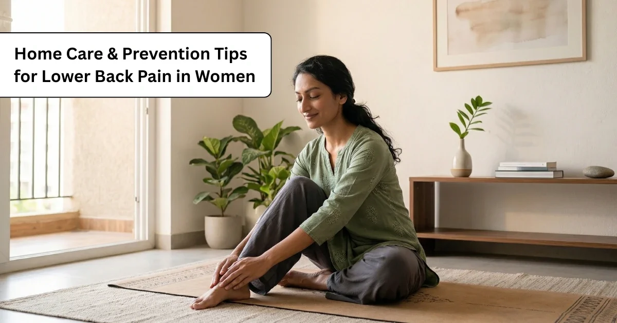 Home Care and Prevention Tips for Lower Back Pain in Women